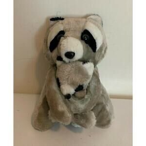 Raccoon Baby Raccoon Suntoy Corporation Plush Stuffed Animal 11 Inch Vintage